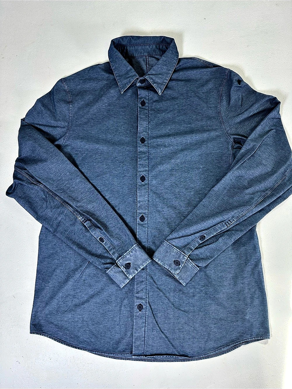 Lululemon Commission Long Sleeve Shirt Blue